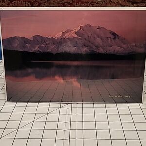 Denali Sunrise #7 by H E Clifford 12"x8" NIP